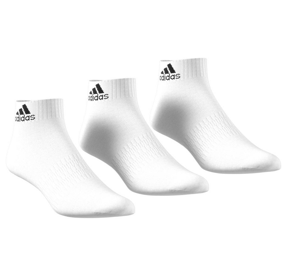 adidas Performance Sportsocken Ankle Cushion weiss - 3 Paar Bild 2