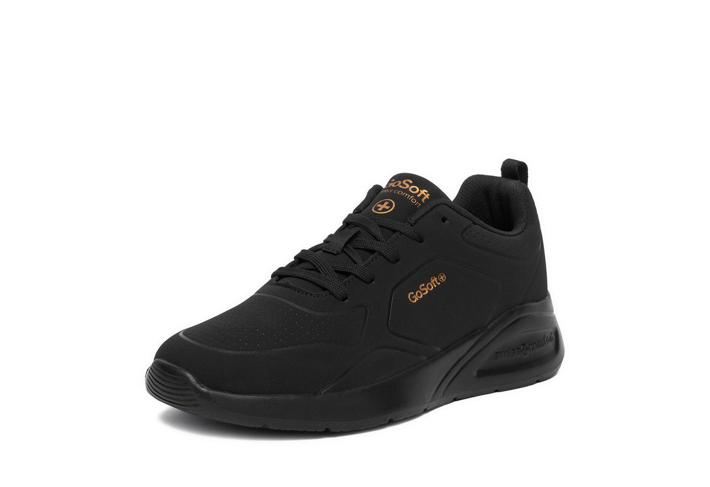 Go Soft Go Soft Damen Turnschuhe Schwarz Walkingschuh Bild 3