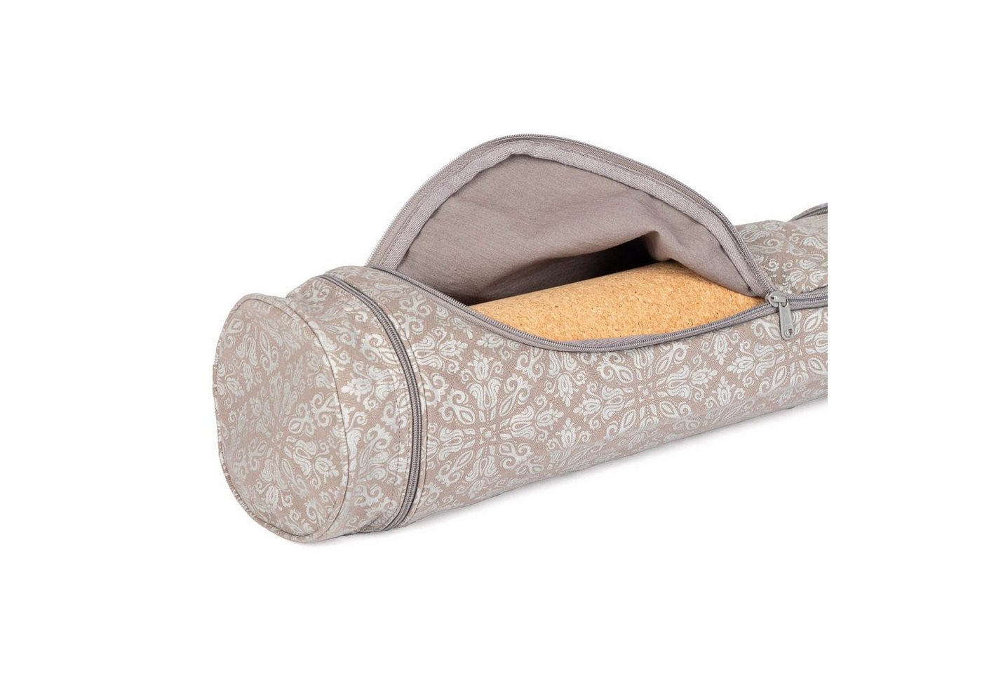 bodhi Yogatasche Yogatasche ASANA BAG COTTON 60 cm, Raja, taupe/silber