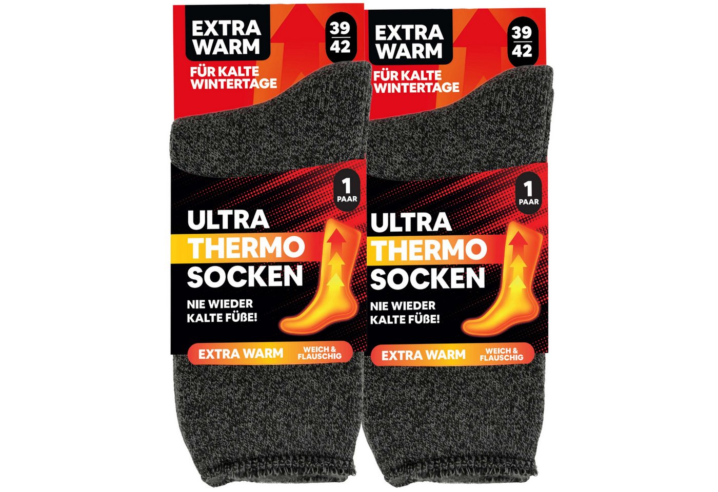 MEDOLY Thermosocken ULTRA THERMO Wintersocken (2 Paar) mit extra warmen Innenfleece Bild 4