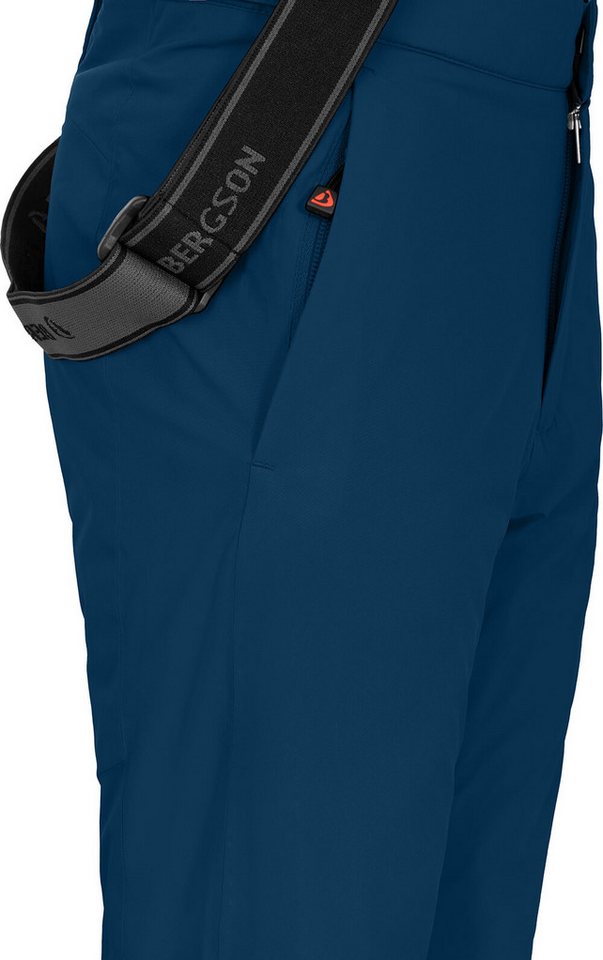 Bergson Skihose PELLY Kinder Skihose, wattiert, 20000 mm Wassersäule, Normalgrößen, poseido Bild 2