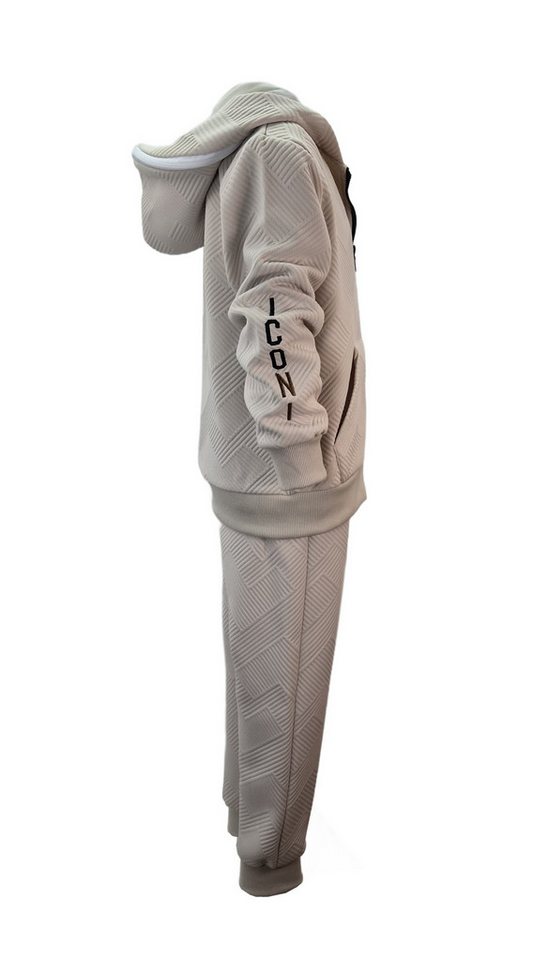 Hessis Freizeitanzug Jogginganzug Trainingsanzug JF7915 (Set, 3-tlg., Jacke, Shirt & Jogginghose) Bild 2
