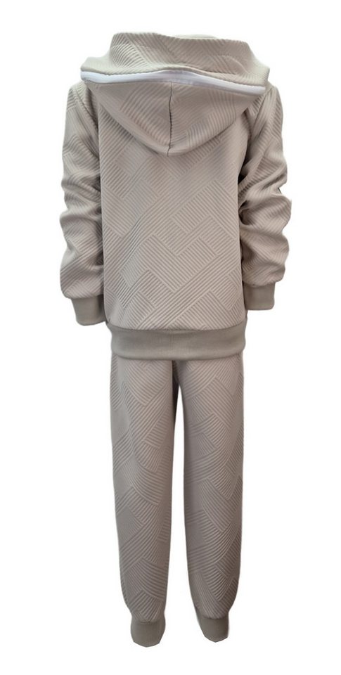 Hessis Freizeitanzug Jogginganzug Trainingsanzug JF7915 (Set, 3-tlg., Jacke, Shirt & Jogginghose) Bild 5