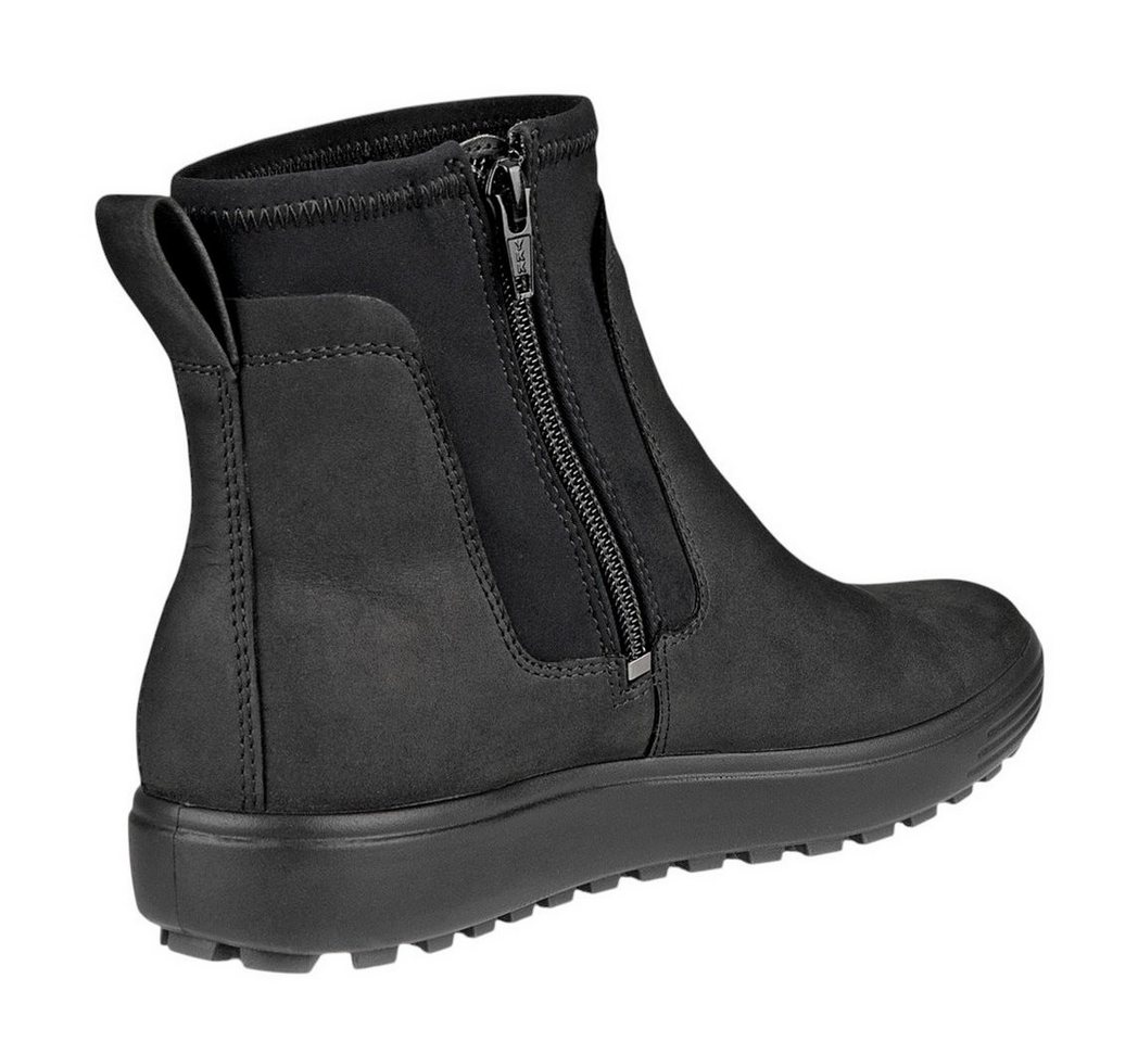 Ecco Stiefelette Soft 7 Tred Chelsea GTX (Nubukleder, wasserdicht) schwarz Wanderschuh Bild 3