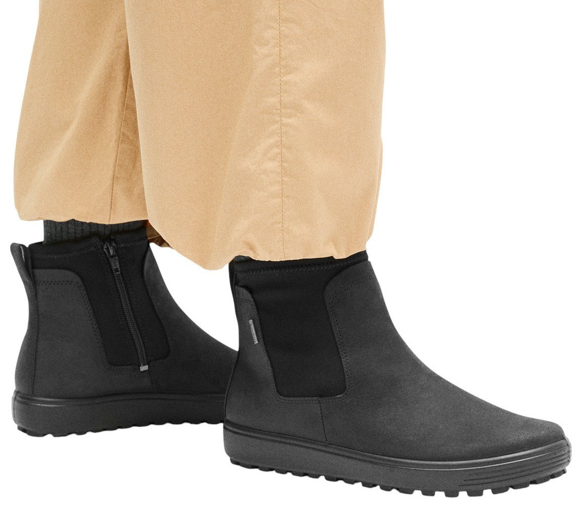 Ecco Stiefelette Soft 7 Tred Chelsea GTX (Nubukleder, wasserdicht) schwarz Wanderschuh Bild 4