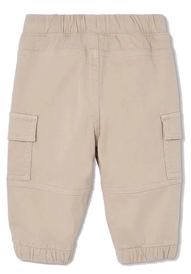 BÒBOLI Thermohose BÒBOLI Cargohose Gabardine gefüttert beige (1-tlg., kein Set)