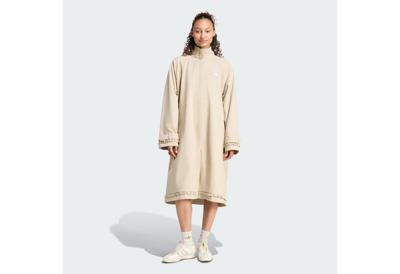 adidas Originals Funktionsmantel TRACK TOP COAT, FALTENDETAILS (1-tlg)