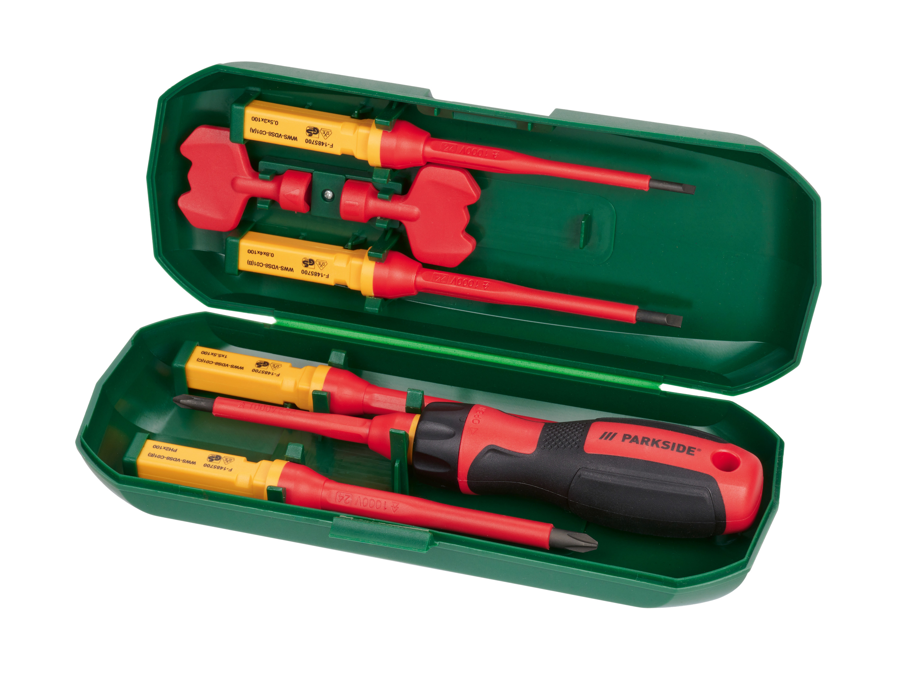 PARKSIDE® Schraubendreher-Wechselklingen-Set, bis 1000 V Bild 2