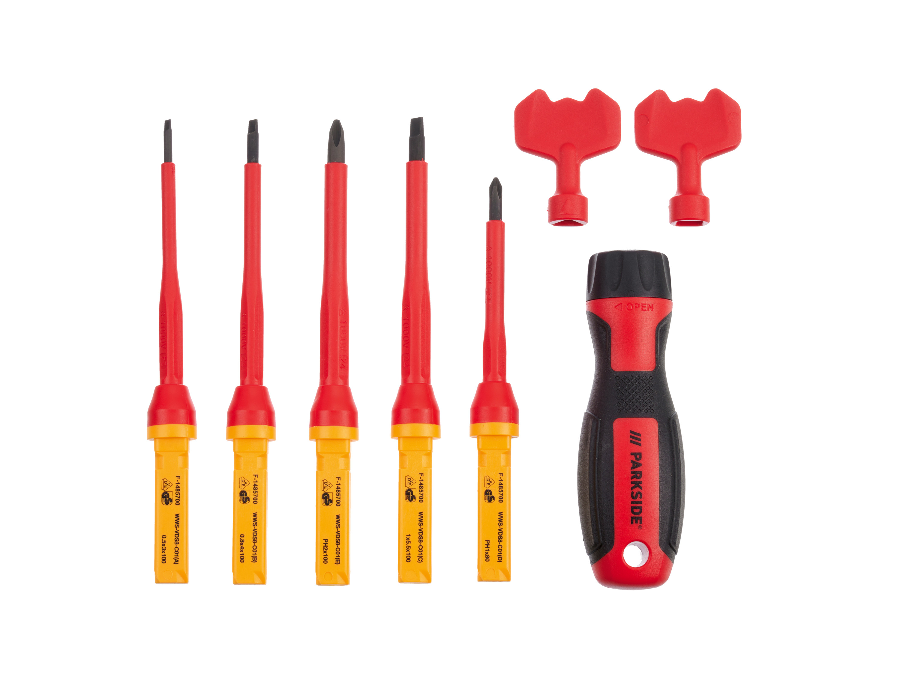 PARKSIDE® Schraubendreher-Wechselklingen-Set, bis 1000 V Bild 4