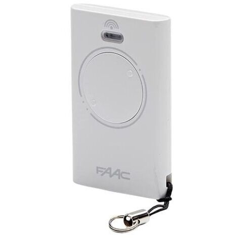 Faac Xt2 2-kanal-fernbedienung, 433 Mhz, Weiß, Originaler Slh Lr Rolling-code-sender - 787007