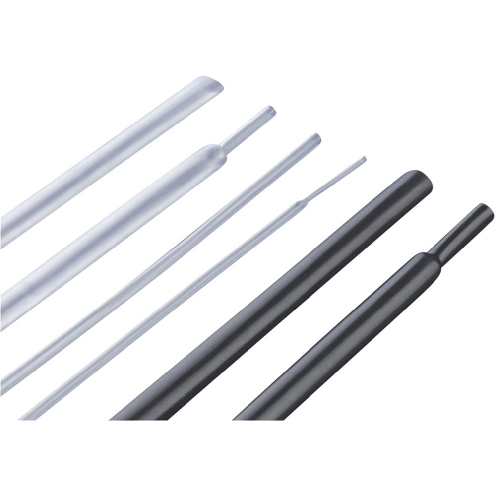 Hongshang 10334 Schrumpfschlauch Ohne Kleber Transparent 38.10 Mm 19 Mm Schrumpfrate:2:1 Meterware