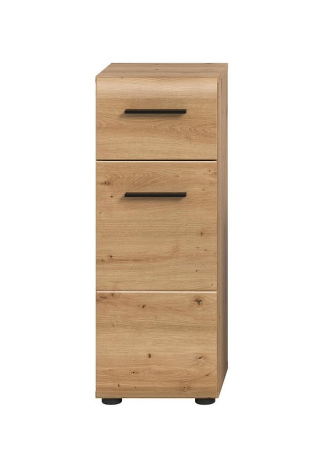 Ice Badschrank 1 Tür, 1 Schublade Eiche Dekor.