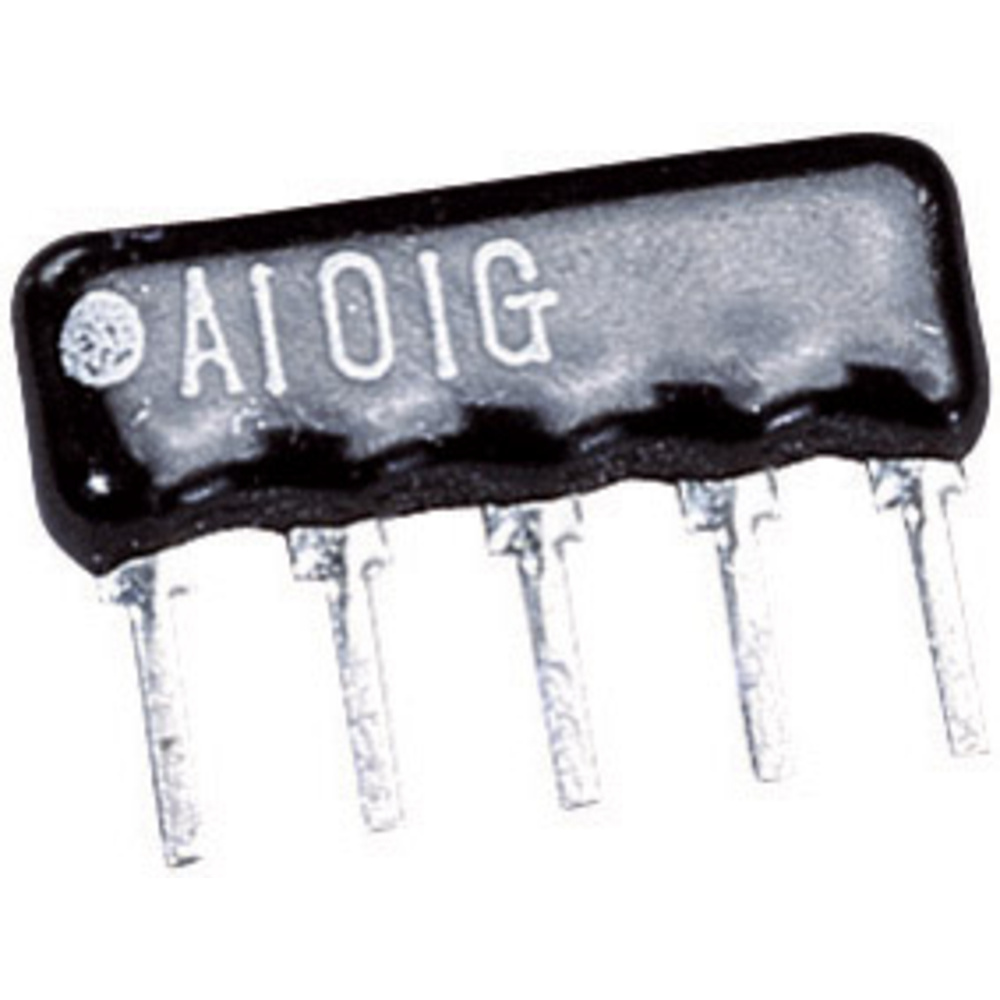 416010 Widerstandsnetzwerk 4.7 Kω Radial Bedrahtet Sip-4+1 0.125 W 1 St.