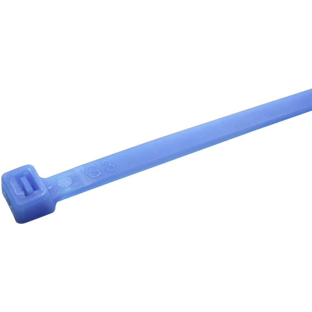 Wkk 5736 5736 Kabelbinder 100 Mm 2.50 Mm Blau Hitzestabilisiert, Uv-stabilisiert, Chemische Beständi