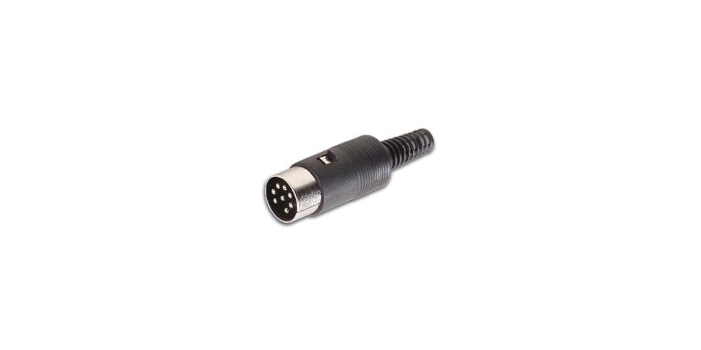 Velleman - Din-stecker, 8-polig - Schwarz