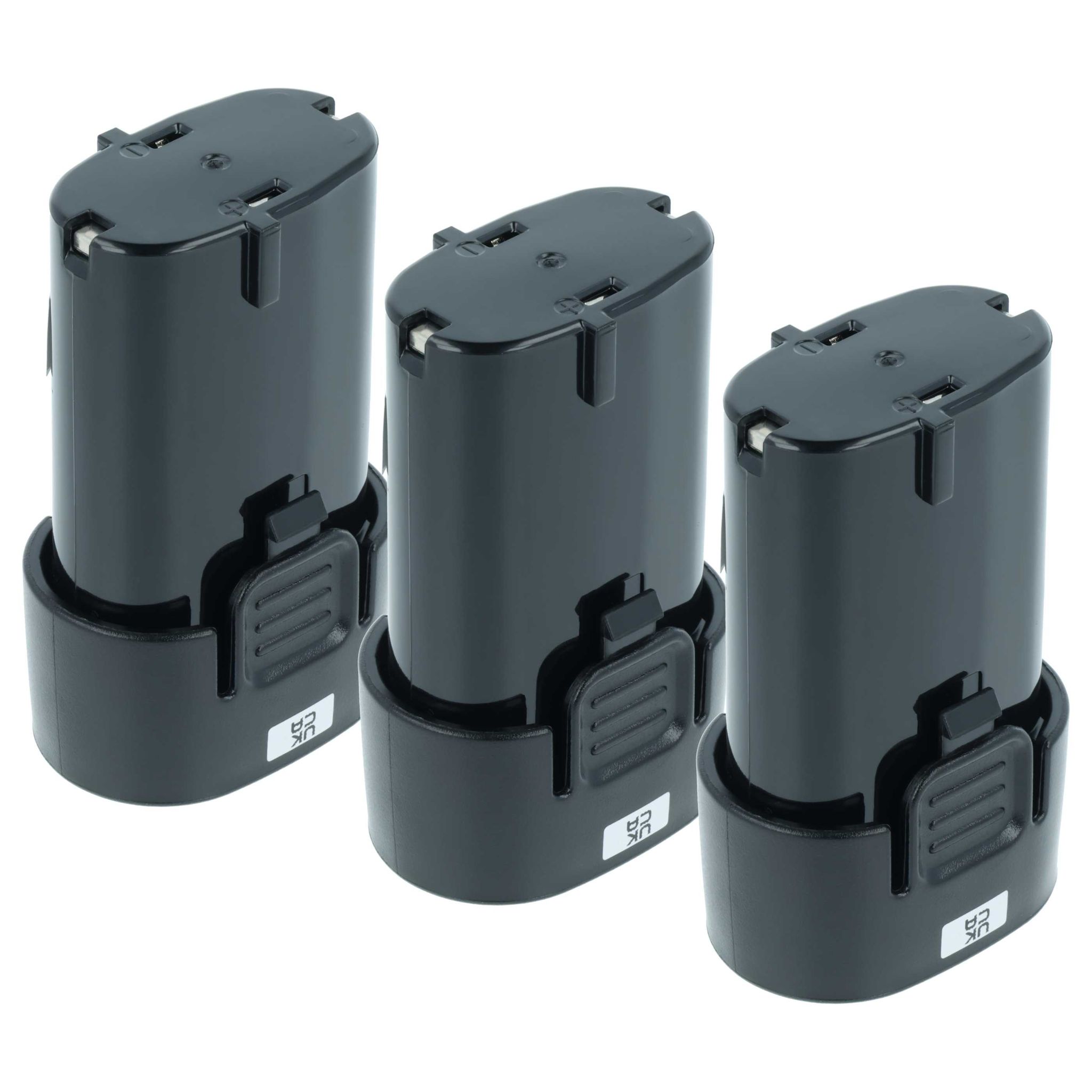 Vhbw 3x Akku Kompatibel Mit Makita Td022d, Td022, Td021dsex, Td021dz Für Td021dsw, Td021dzw, Td022dse Werkzeug (2000 Mah, Li-ion, 7,2 V)