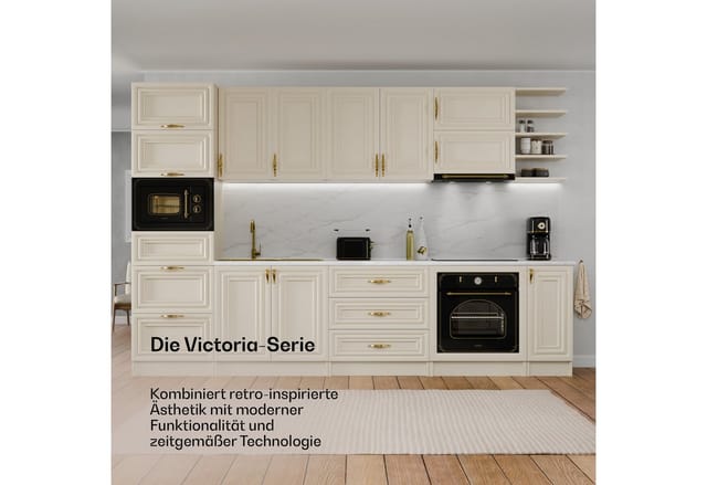 Klarstein Victoria Filterkaffeemaschine – Kaffeemaschine Mit Retro-design, 1,5 L Für Bis Zu 12 Tassen, Warmhaltefunktion, Anti-tropf-system, Automatische Abschaltung