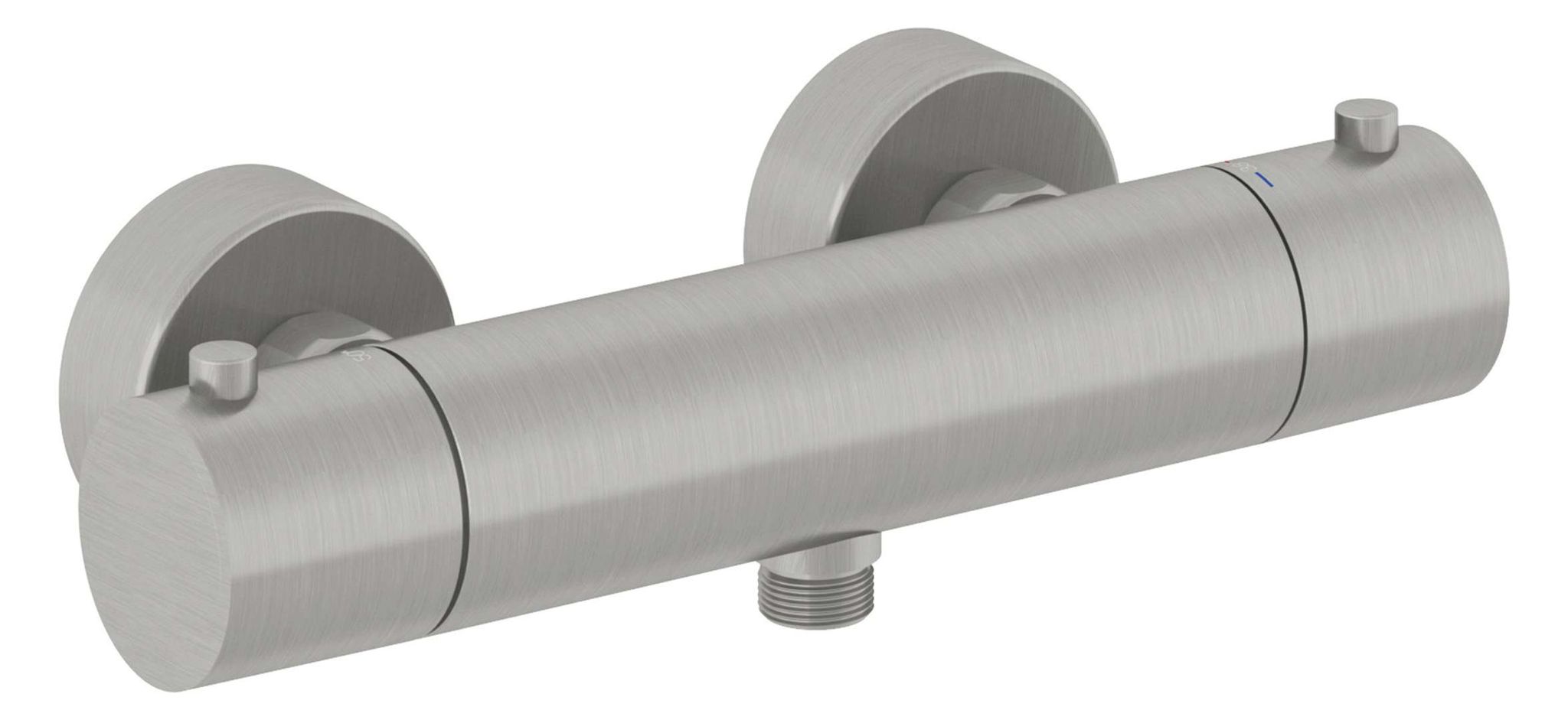Kludi Objekta - Thermostat-duscharmatur, Nickel Gebürstet 35200n538