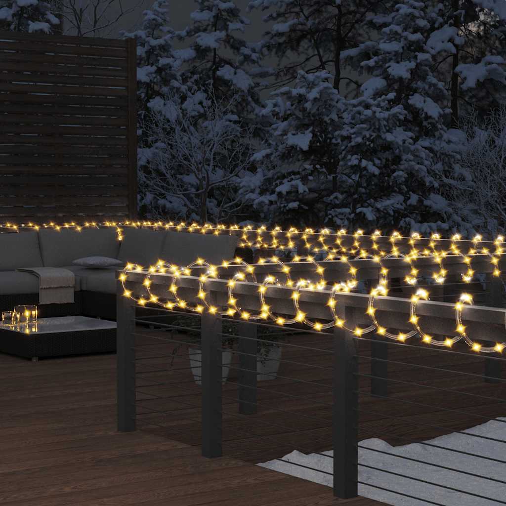 Lichtschlauch 240 Leds Warmweiß 10 M Pvc