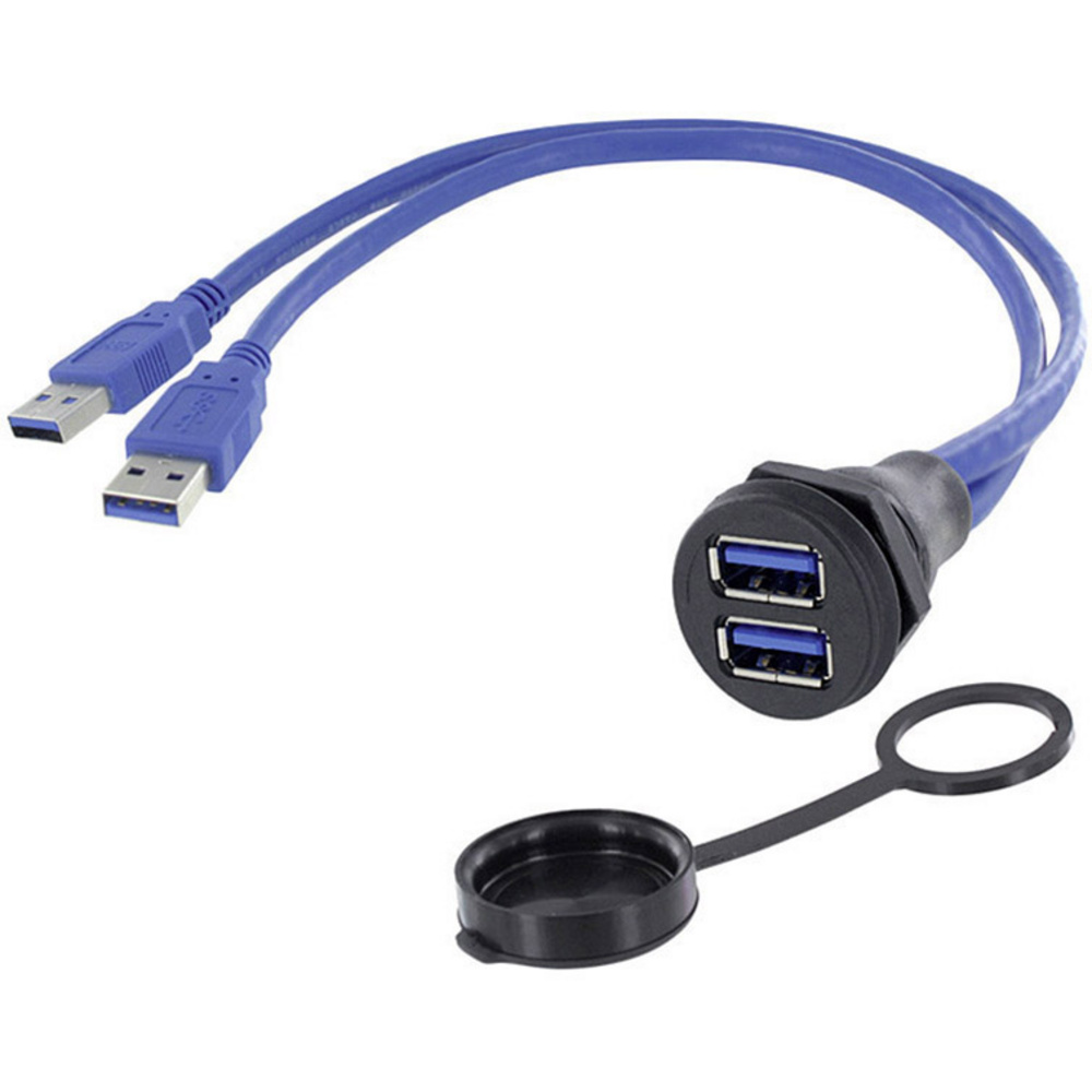 2 X Usb 3.0 Buchse A Chassisbuchse, Einbau 1310-1029-01 M22 1310-1029-01 Encitech Inhalt: 1 St.