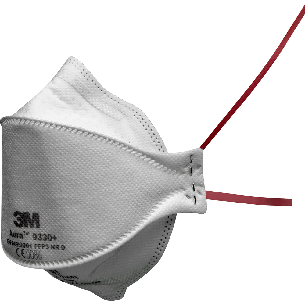 3m Aura™ 9330+bv, Ffp3 9330+bv Feinstaubmaske Ohne Ventil Ffp3 1 St. En 149:2001 + A1:2009 Din 149:2