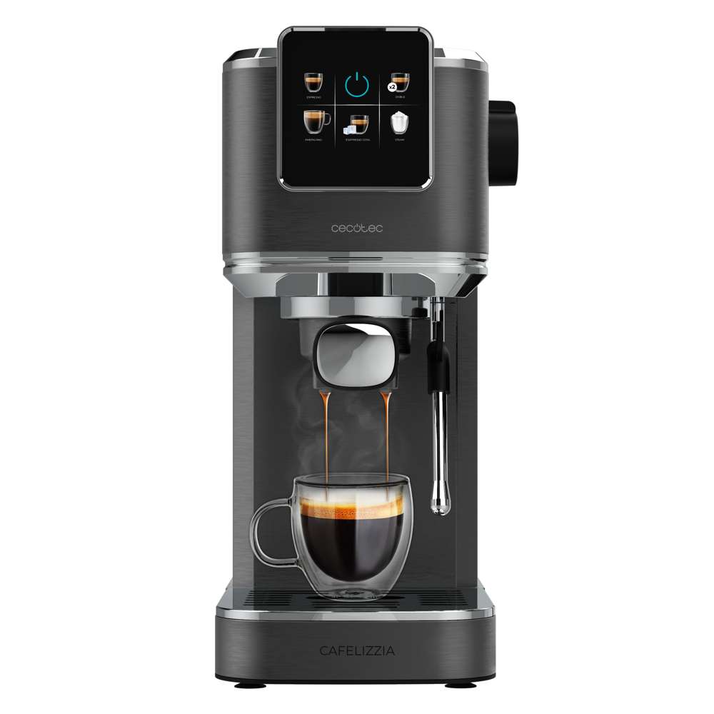 Cecotec Espresso-siebträgermaschine Für Espresso, Cappuccino Und Cold Brew Kaffee Cafelizzia Coldbrew Essential. 20 Bar, Coldbrew-system