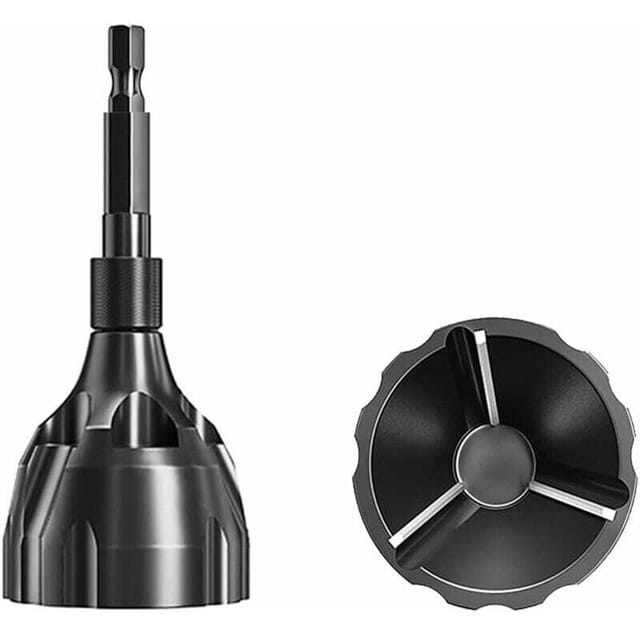 2-teiliges Entgratungswerkzeug-set, Außenfasen-entgratungswerkzeug Für Durchmesser Von 3–19 Mm, Klinge Aus Wolframstahl, Fasen-entgratungsbohrer Für Kupfer/kunststoff/messing/stahl