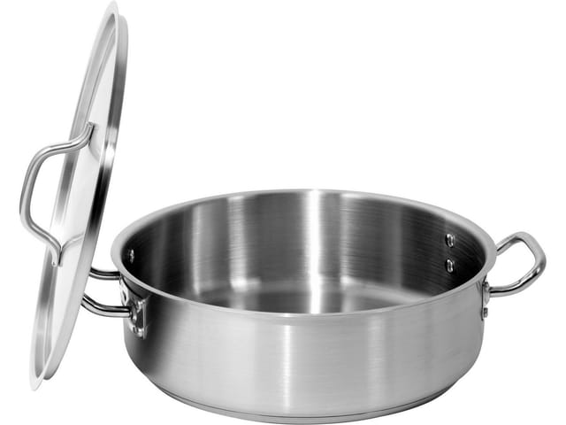 Niedriger Schmortopf Mit Deckel 36x11 Cm, 11,2 L