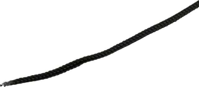 Geflochtenes Polypropylenseil 3 Mm, 30 M, Schwarz