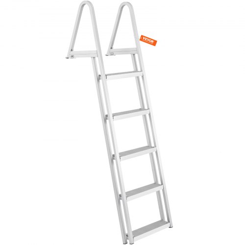 Badeleiter Bootsleiter Abnehmbar 5 Stufen 159kg Traglast 610x455x1825mm