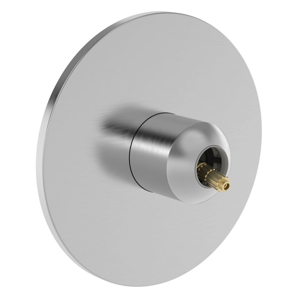 Hansa Fertigmontageset Duscharmatur, Wandmontage, Einhebelmischer, Blueclick, Rosette Rund, Stahl Gebürstet, 8261902080
