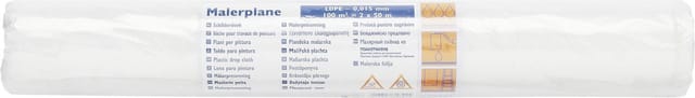Malerplane Ldpe 15 M² 2 X 50 M 100m², Transparent Sehr Guter Schutz