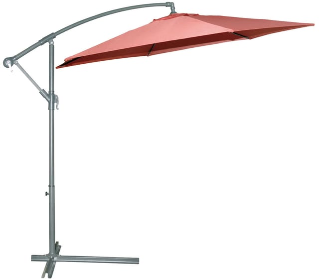 Fraschetti - Lateral Runde Aluminium -regenschirm 300 Cm Lachsgarten Deluxe Kollektion