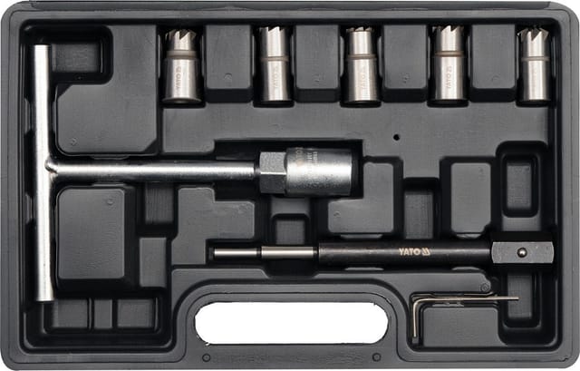 Fräsersatz Für Injektor-steckschlüssel - Common Rail Yt-17625 Yato