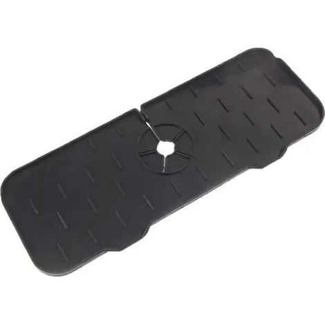 (noir, 1 Stück) Silikon-schutzmatte Für Küchenarmatur, Für Spüle, Abtropfgestell, Schwamm, Faltbar, Spritzschutz Für Spüle Und Badezimmer-arbeitsplatte