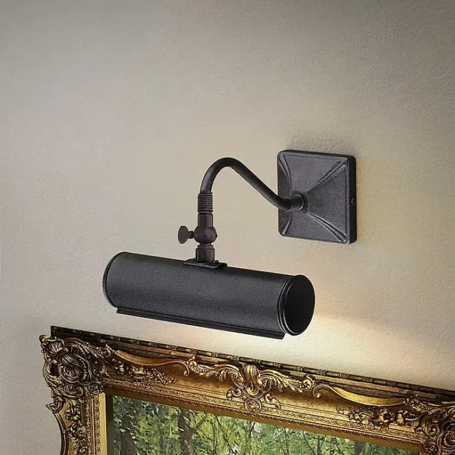 Wandleuchte Bilderlampe Stahl Schwarz B 19 Cm Badleuchte Flurleuchte 2 Flammig