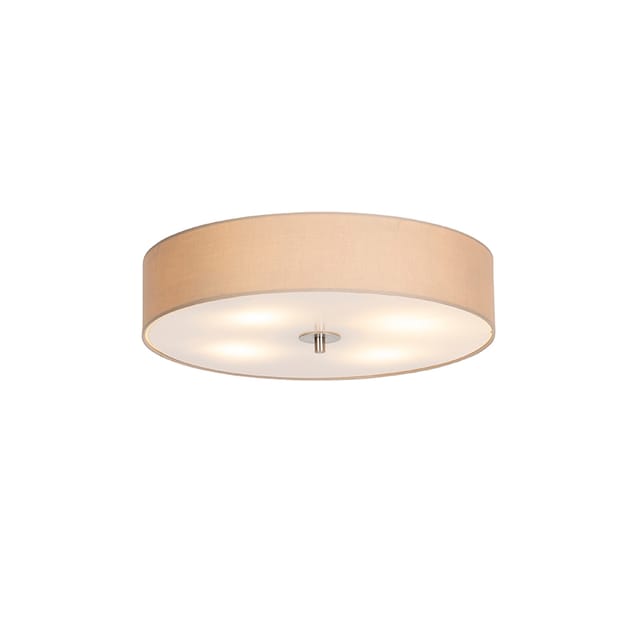 Country Deckenleuchte Beige 50 Cm - Drum