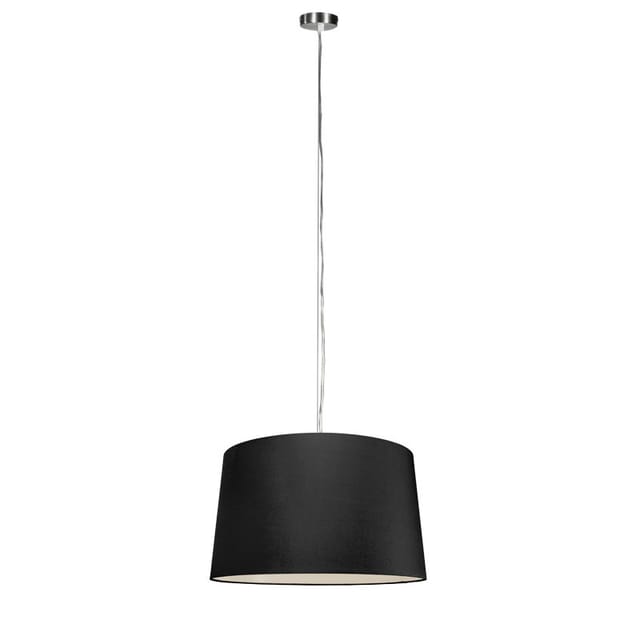Moderne Hängelampe Stahl Mit Schirm 45 Cm Schwarz - Cappo 1