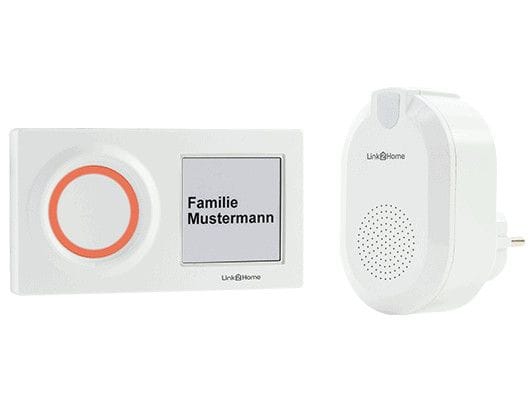 Link2home Wifi Funk-gong 6 Melodien, Appfähig Türklingeln & Sprechanlagen