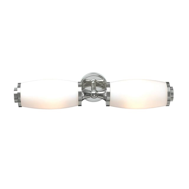 Eliot - 2 Licht Badezimmer Twin Wandleuchte Chrom Poliert Ip44, G9 - Elstead