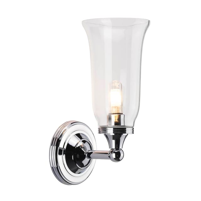 Austen - 1 Licht Badezimmer Wandleuchte Chrom Poliert Ip44, G9 - Elstead