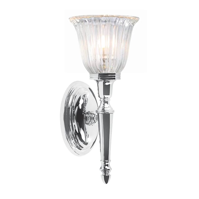 Elstead - Dryden - 1 Licht Badezimmer Wandleuchte Chrom Poliert Ip44, G9