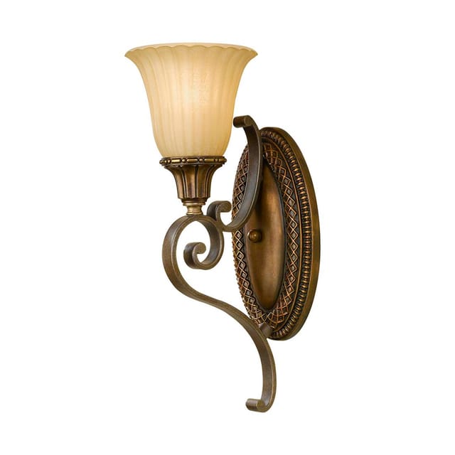 Kelham Hall - 1 Licht Innenwandleuchte Gold, Bronze, E27 - Elstead
