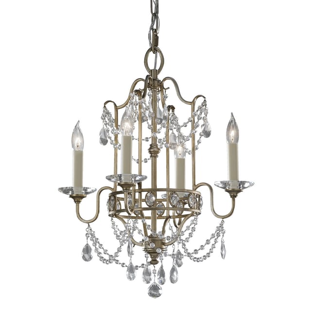 Gianna - Kronleuchter 4 Light Silver Finish, E14 - Elstead