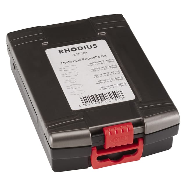 Rhodius Hf Set 10 Top, 10 Stück, Mm, Hartmetall-frässtift Set