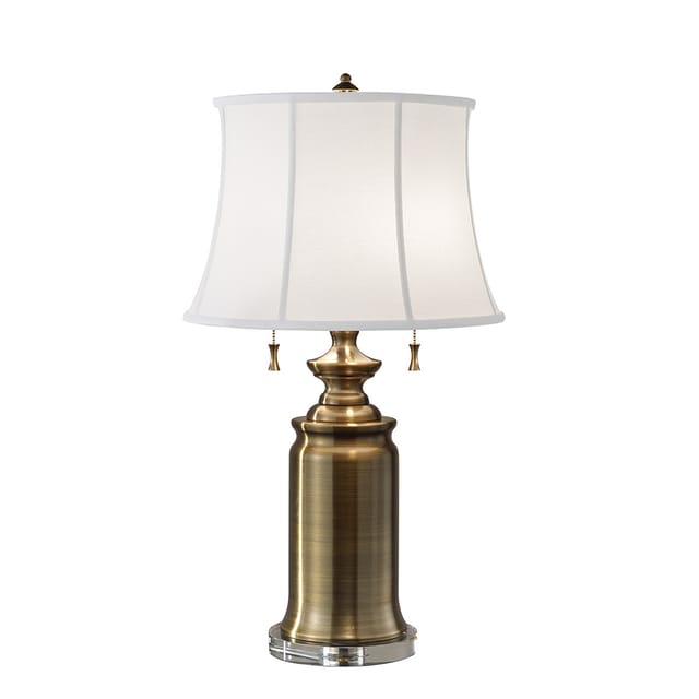 Stateroom - 2 Leuchttischlampe Messing, E27 - Elstead