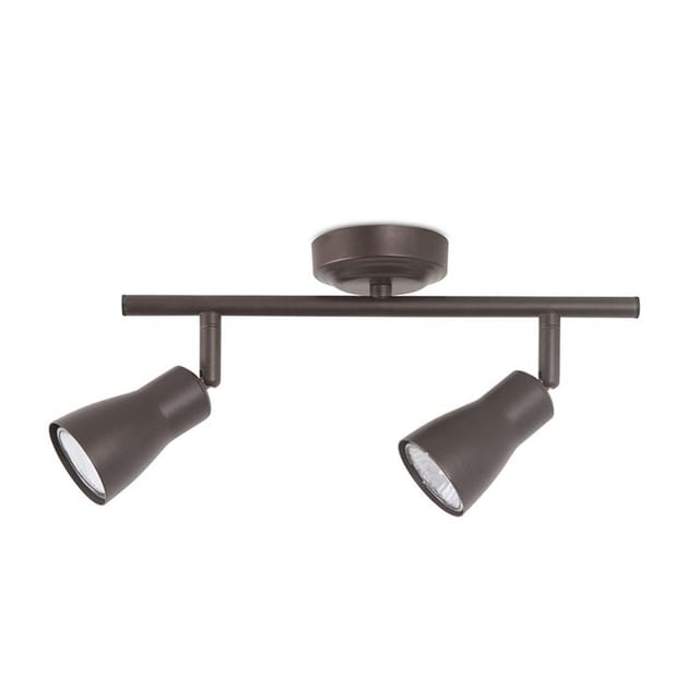Proyector Ip20 Safran Double Gu10 8w Marrón 1099lm