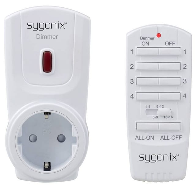 Rsl Dimmer-set Zwischenstecker Schaltleistung (max.) 300 W Reichweite Max. (im Freifeld) 70 M