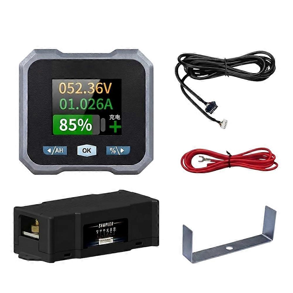 10–100-v-batteriemonitor Mit 100-a-shunt, Hintergrundbeleuchteter Digitaler Lcd-batterieanzeige Für Wohnmobile, Boote, Motorräder Und Solaranlagen