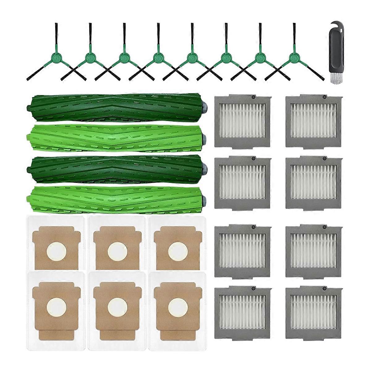 27-teiliges Set Für Den Saugroboter Max 705 Vac/plus 504 Vac: Hauptbürste, Filter Und Staubbeutel.